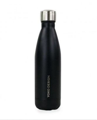 Sticla izoterma, 500 ml, negru mat - YOKO DESIGN